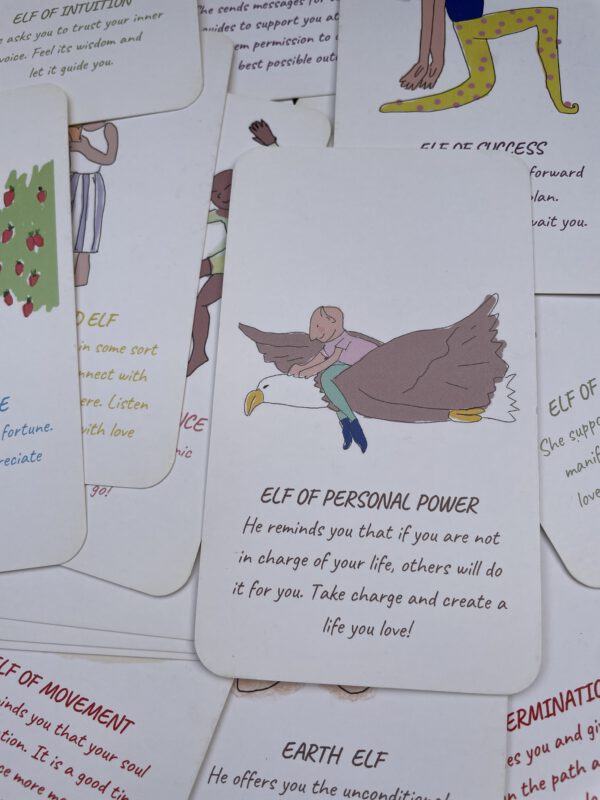 ORACLE IN ENGLISH : Elves Intuitive Card Deck - Image 4