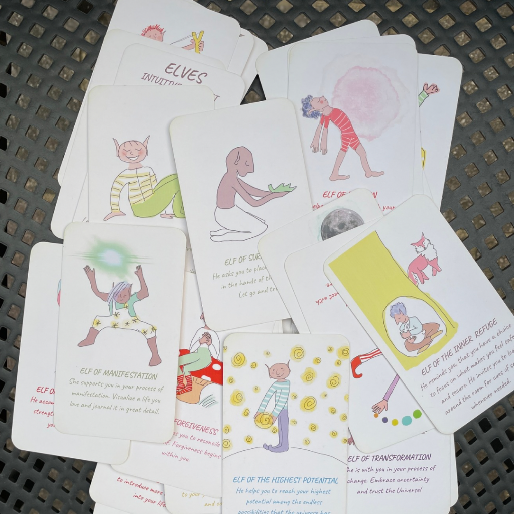 Oracle in English: Elves Intuitive Card Deck