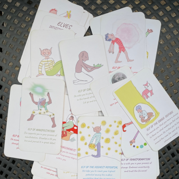 ORACLE IN ENGLISH : Elves Intuitive Card Deck